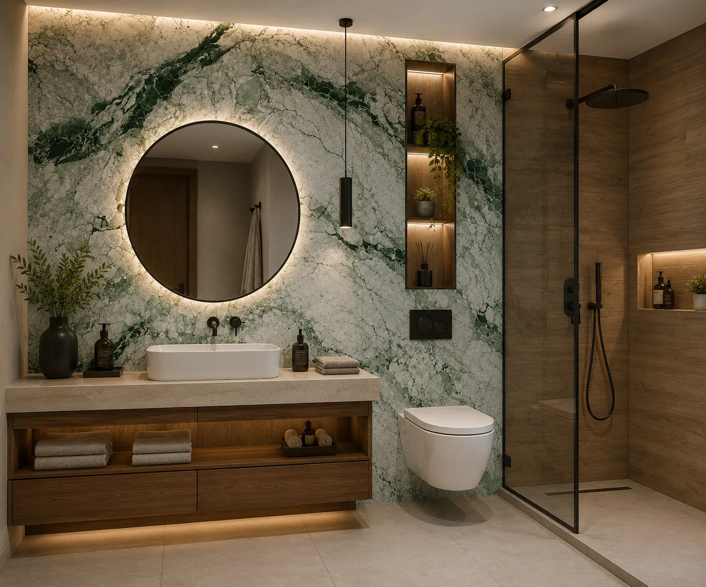 Baño elegante